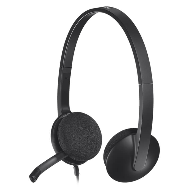 Headset H340 USB Headset with Noise-Cancelling Mic-Logitech Pakistan