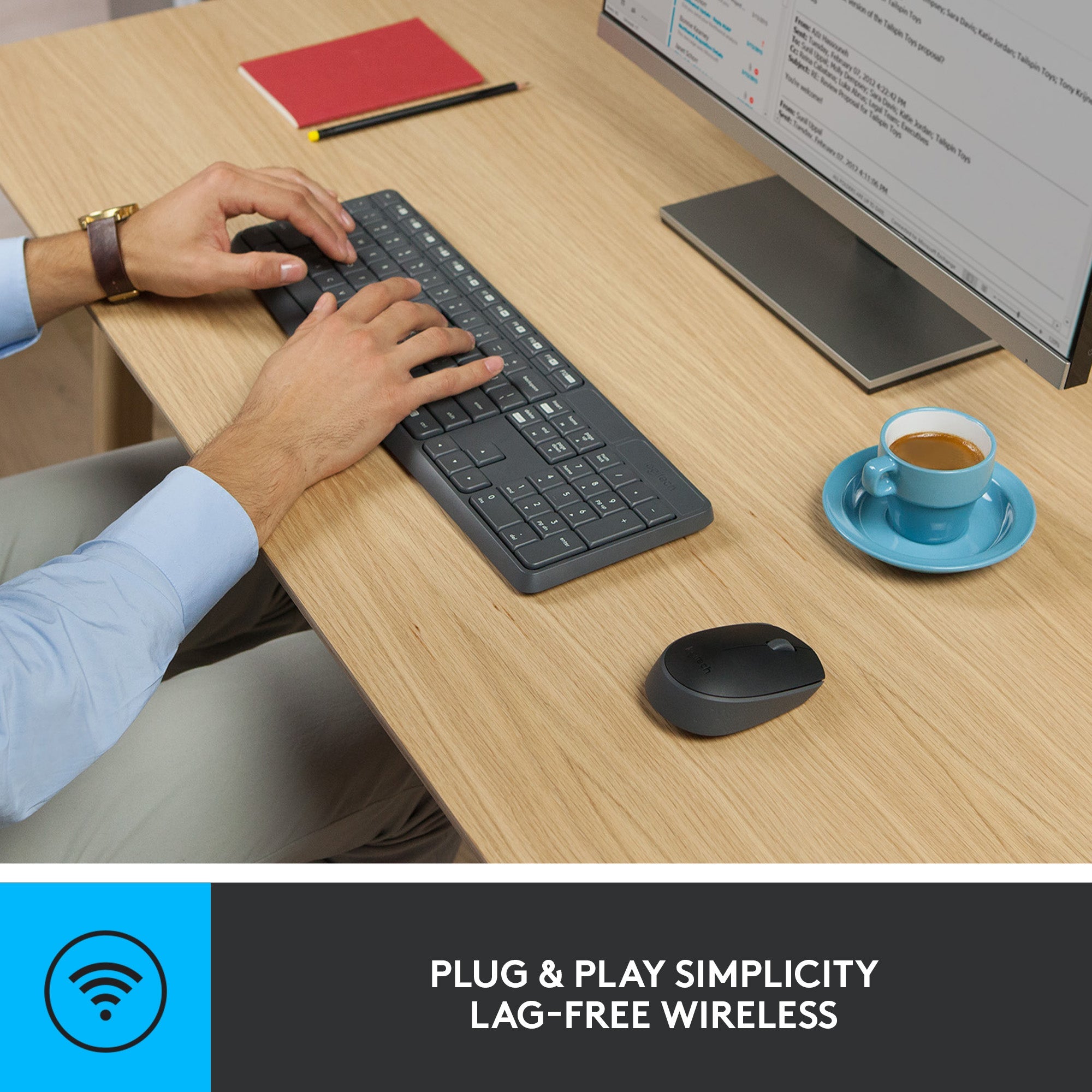 Logitech MK235 Wireless Keyboard & Mouse Combo