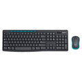 Logitech MK275 Wireless Keyboard & Mouse Combo Black/Blue-Logitech Pakistan
